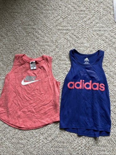 Nike And Adidas Girl Shirts Size S