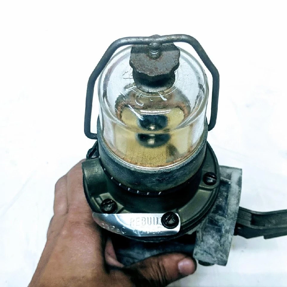 Capac Wells 4708 4708R Ford 6 cilindros 1955-61 Reman cuenco de vidrio bomba de vacío de combustible Foto 3 de 4