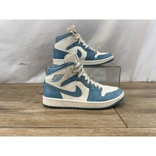 Nike Air Jordan 1 Mid Marina Blue White Basketball Shoes BQ6472-141 Size 7.5