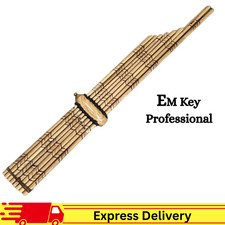 Khaen Bamboo EM Silver Reed Isan Laos Mouth Organ Music Instrument Handcrafted