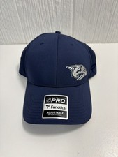 Fanatics Nashville Predators Blue Team Emblem Adjustable Snapback Hat Cap