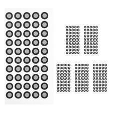 6 Sheets Highlighter Pens Stickers Paper Reflective Reflective