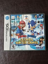 Mario & Sonic at the Olympic Winter Games (Nintendo DS) CIB Tested & Working