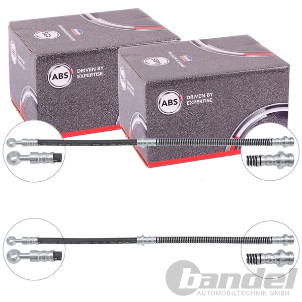 2X A.B.S. BremsschlÄUche Vorne Passend FüR Mitsubishi Colt Lancer Proton Persona-image