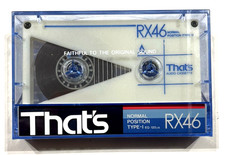 That's RX 46 vintage audio cassettes blank tape sealed Made in Japan Type I