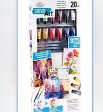 NIB New Royal & Langnickel 11" x 14" Canvas Art Painting Activity 20 pc $60