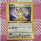 Pokemon TCG Jungle 1st Edition #56/64 Meowth