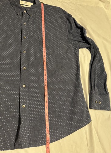 Camisa WRK The Reelaborada Para Hombres 2XL Lunares Abotonada Manga Larga Informal - Imagen 6 de 10