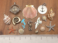Vintage-Now 15 Pcs Nautical Beach Ocean Life Parts Craft Jewelry Making Lot 5