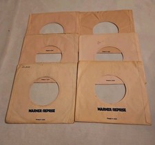 45 RPM 7" RECORD SLEEVES CO. SLEEVE 6 PACK SEE PHOTOS Warner/Reprise SLV304