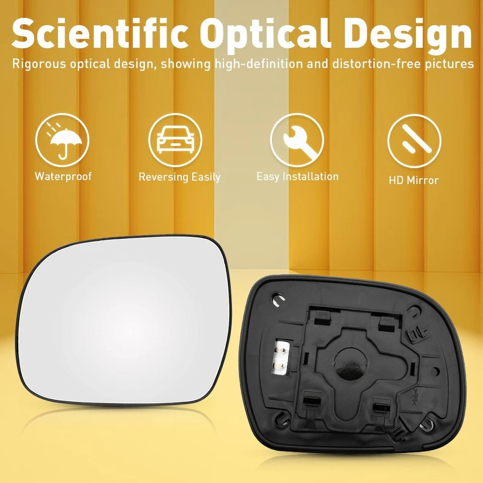 Espejo retrovisor izquierdo derecho vidrio térmico para RX RX300 Lexus RX350 RX400H 04-09 Foto 3 de 4