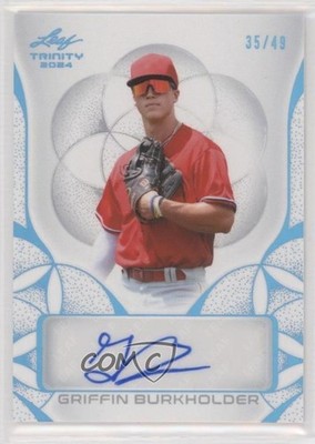 2024 Leaf Trinity Platinum /49 Griffin Burkholder #BA-GB1 Auto 1l7v