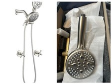 2 Handles Shower Faucet Shower System Complete 2 in 1 shower combo set