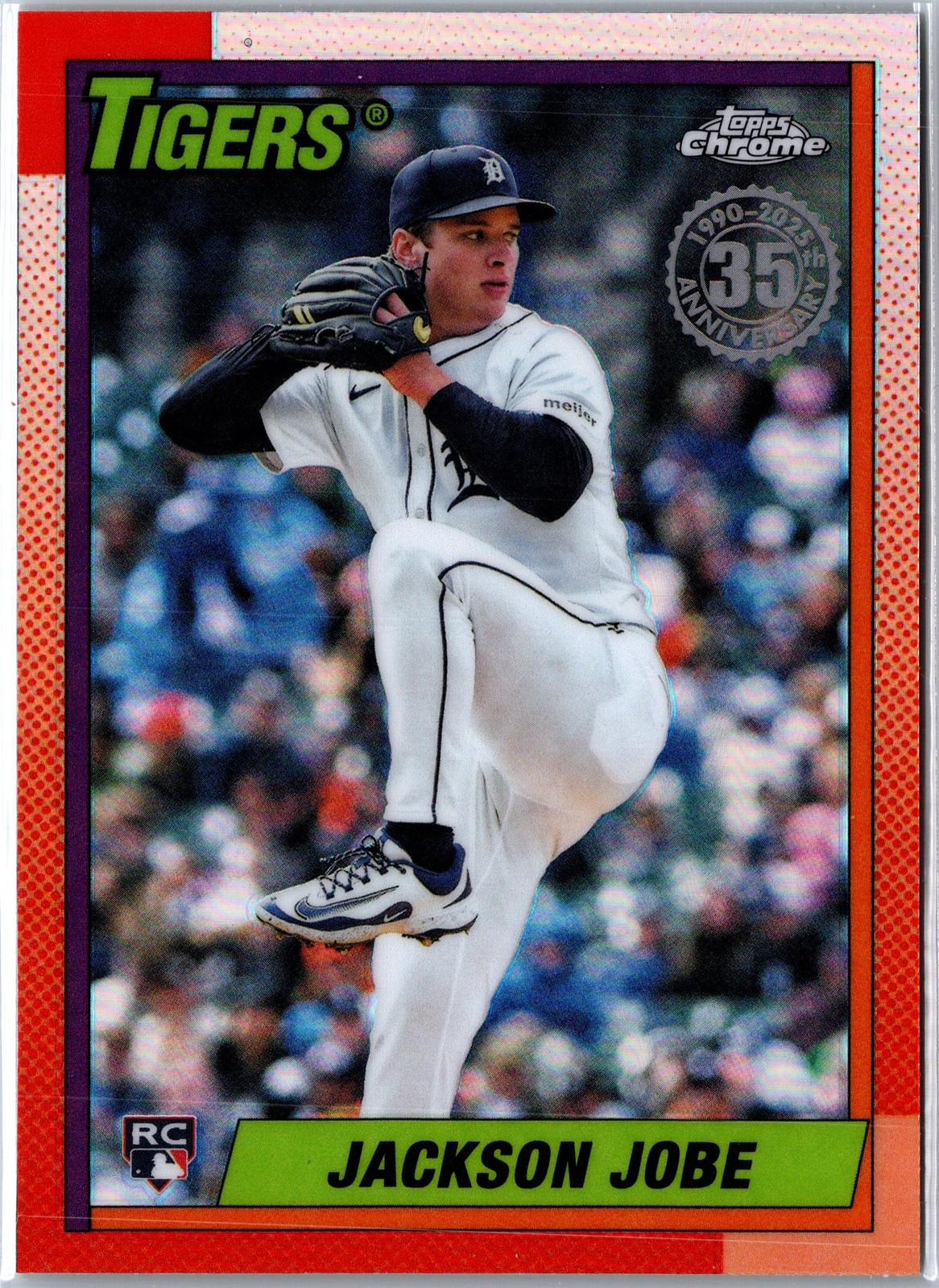 2025 Topps Chrome Update #90CU-17 Jackson Jobe 1990 Topps Chrome