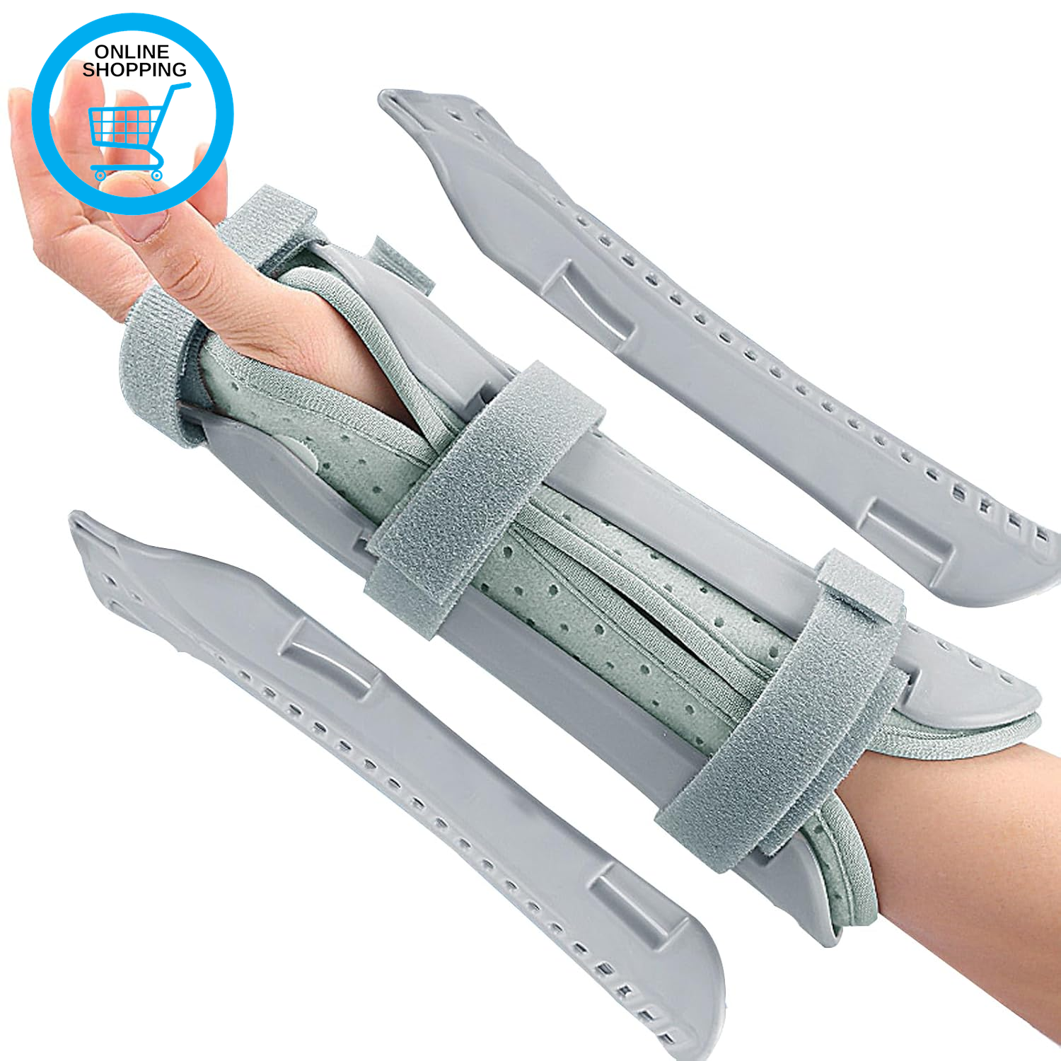 Forearm & Wrist Support Brace Splint, Forearm Immobilizer Brace Splints Breathab