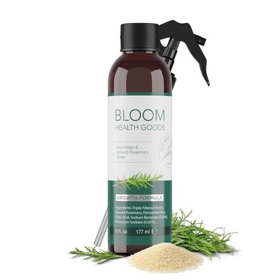 Bloom Health Goods Rosemary & Rice Hair Growth Spray - Whole Plant Ingredients