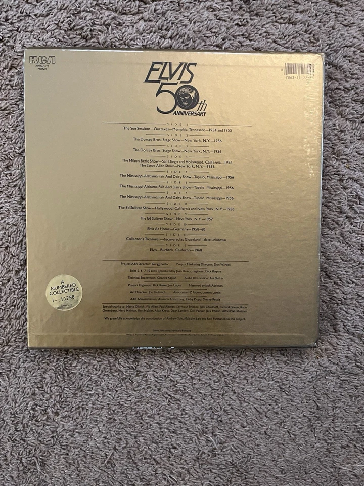 Sealed - Elvis Presley A Golden Celebration Mint Condition 6 LP Edition Numbered - Image 2 of 3