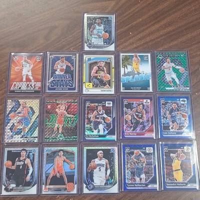 Basketball lot.  All parallels, Inserts, and/or Rookies.  15 cards.  