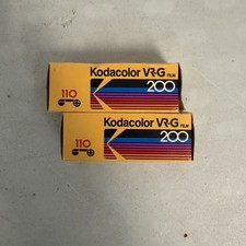 Vintage Kodak Kodachrome-X 126 Film - Lot of 2 Cartridges - Color Slide Film KX