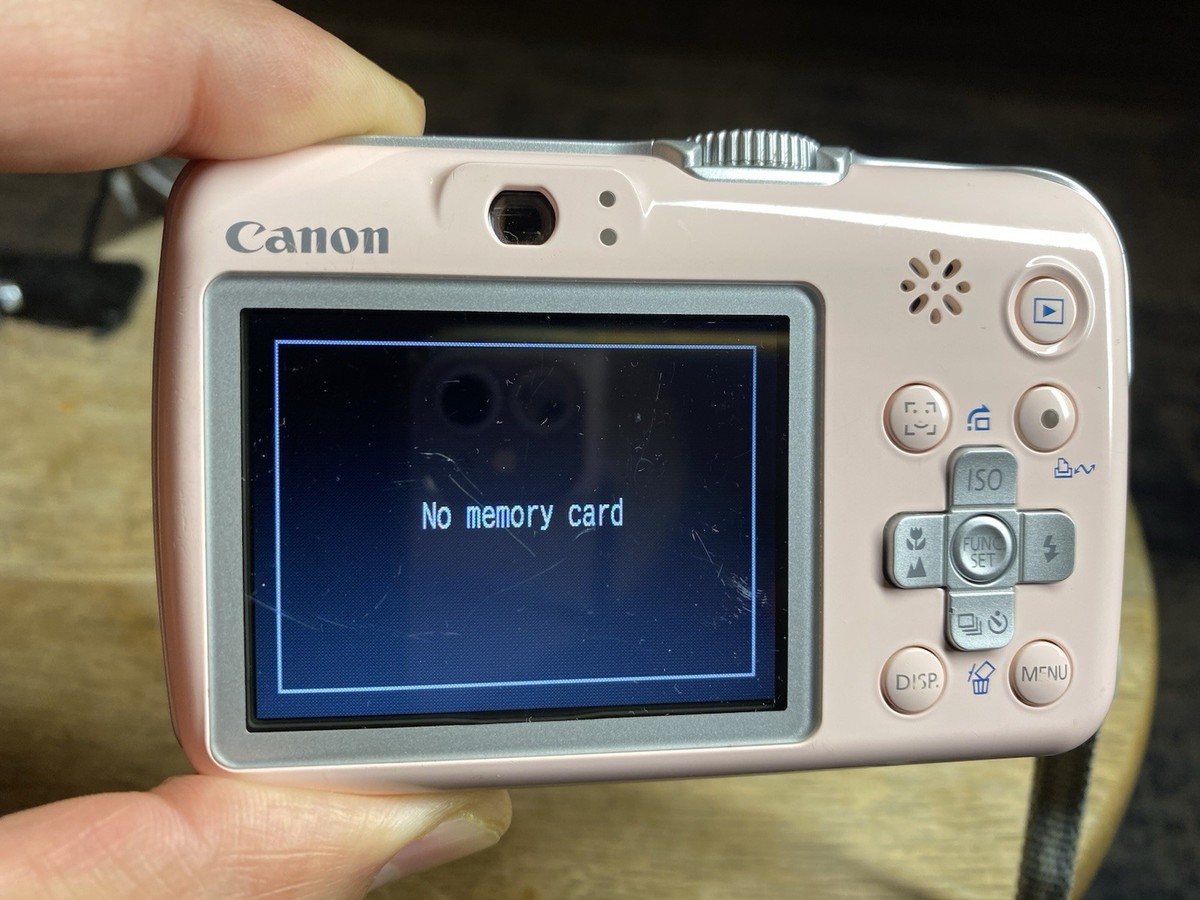 Canon PowerShot E1 Pink 10.0MP 4X Optical Zoom TESTED Working NO