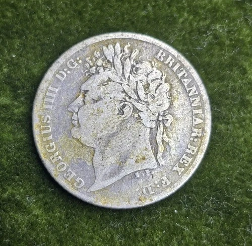 Photo of a 1821 Great Britain Sixpence (1816-1837) from an eBay listing that sold on Jun 17, 2026