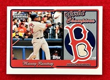 Manny Ramirez 2005 Topps World Champions Red Sox Relics Game Used Bat #RSR-MR