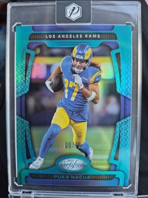 2025 Panini Certified - Puka Nacua #59 Mirror Blue /50 09/75