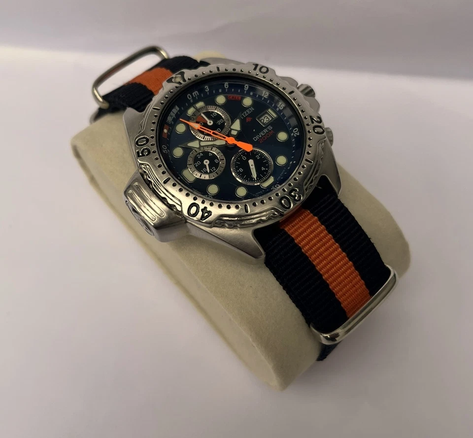 RELOJ DE BUCEO PROMASTER VINTAGE CITIZEN PARA HOMBRE 200m 3740-E70006 GN-4-S AY5000-05L Foto 4 de 4