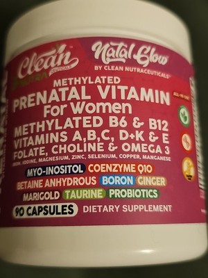 Methylated Prenatal Vitamins with Folate And More By Clean Nutra