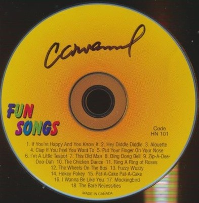 Fun Songs: 18 Favourite Childrens Songs MUSIC AUDIO CD kids sing-along rhymes!
