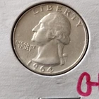 Washington Quarter 1964 25C Silver 90% Uncertified US Coin Variety Washington