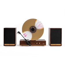 Fuse Audio GLD Vertical Record Player with Speakers