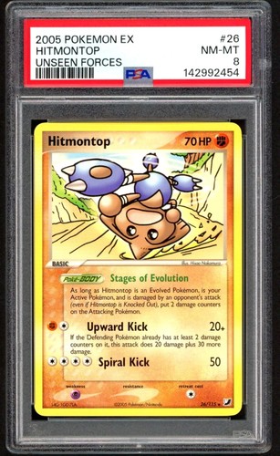 Hitmontop graded PSA 8 for sale on eBay