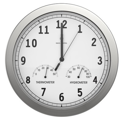 The Classic Clock, Radio Controlled Wall Clock, Silent Without Ticking Noise