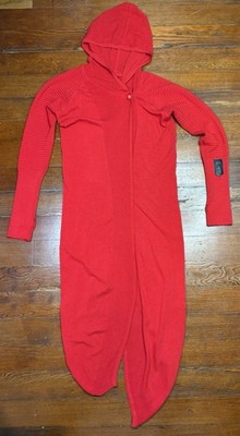 Disney Star Wars Sith Apprentice Red Hooded Cardigan Musterbrand Size S
