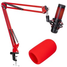 SUNMON HyperX QuadCast Boom Arm Red Boom Arm for Hyper x QuadCast with Red Q...