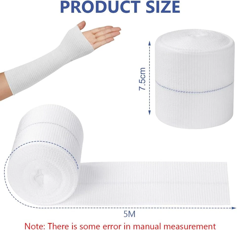 Elastische Schlauchverband Kompressionsbandage Fixierbinde Stützbandage 7,5cmx5m - Bild 2 von 4