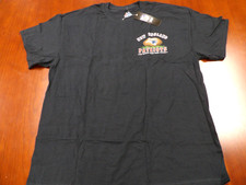 NEW MAJESTIC NFL NEW ENGLAND PATRIOTS BLACK T-SHIRT SIZE XL
