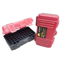 2 PK- Plano 50 Count Handgun Ammo Box Hard Case .357 & .38 Ammunition Storage