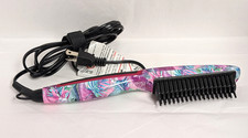 Calista TrianglPro Heated Hair Detailer Styler Brush Tropical Print CL-003