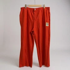 Disney Minnie Mouse Orange Ponte Slacks Pants Size XL