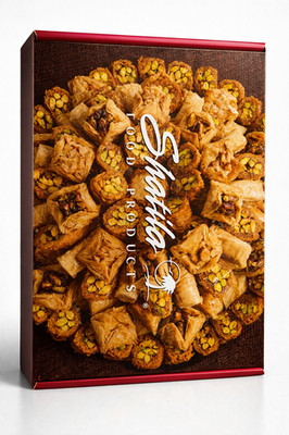 SHATILA Assorted Mixed Baklava Tray/ Fresh Middle Eastern Dessert
