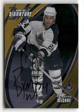 2002 ITG Be A Player Signature Series Gold Signatures Bryan McCabe #008 Auto