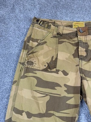 Vtg Z Cavaricci Womens 6 Y2K 2000s Ripstop Camo Cargo Workwear