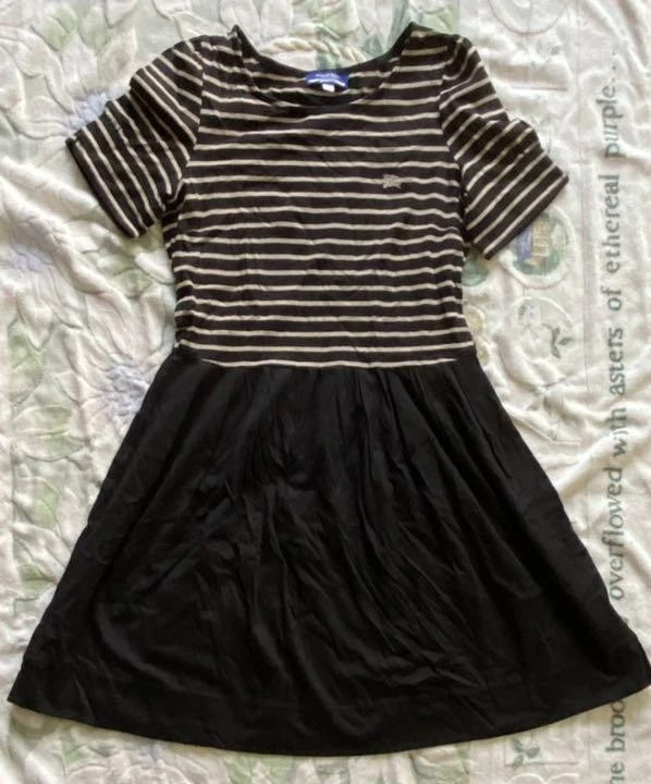 Abito Burberry Blue Label manica corta docking moda dal Giappone