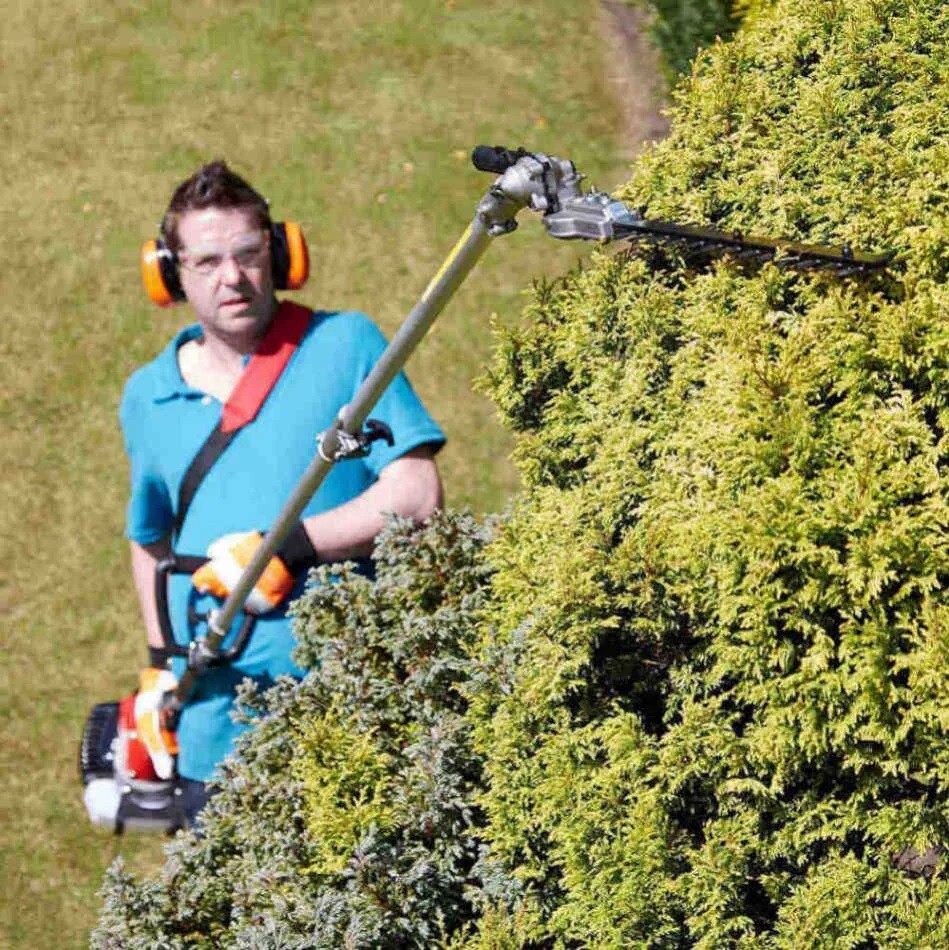 Petrol Long Reach Hedge Trimmer (52cc) eBay