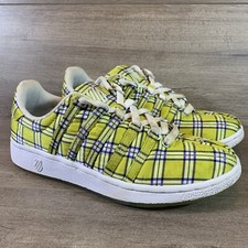 K SWISS Classic CLUELESS Plaid Sneakers Sz 7....