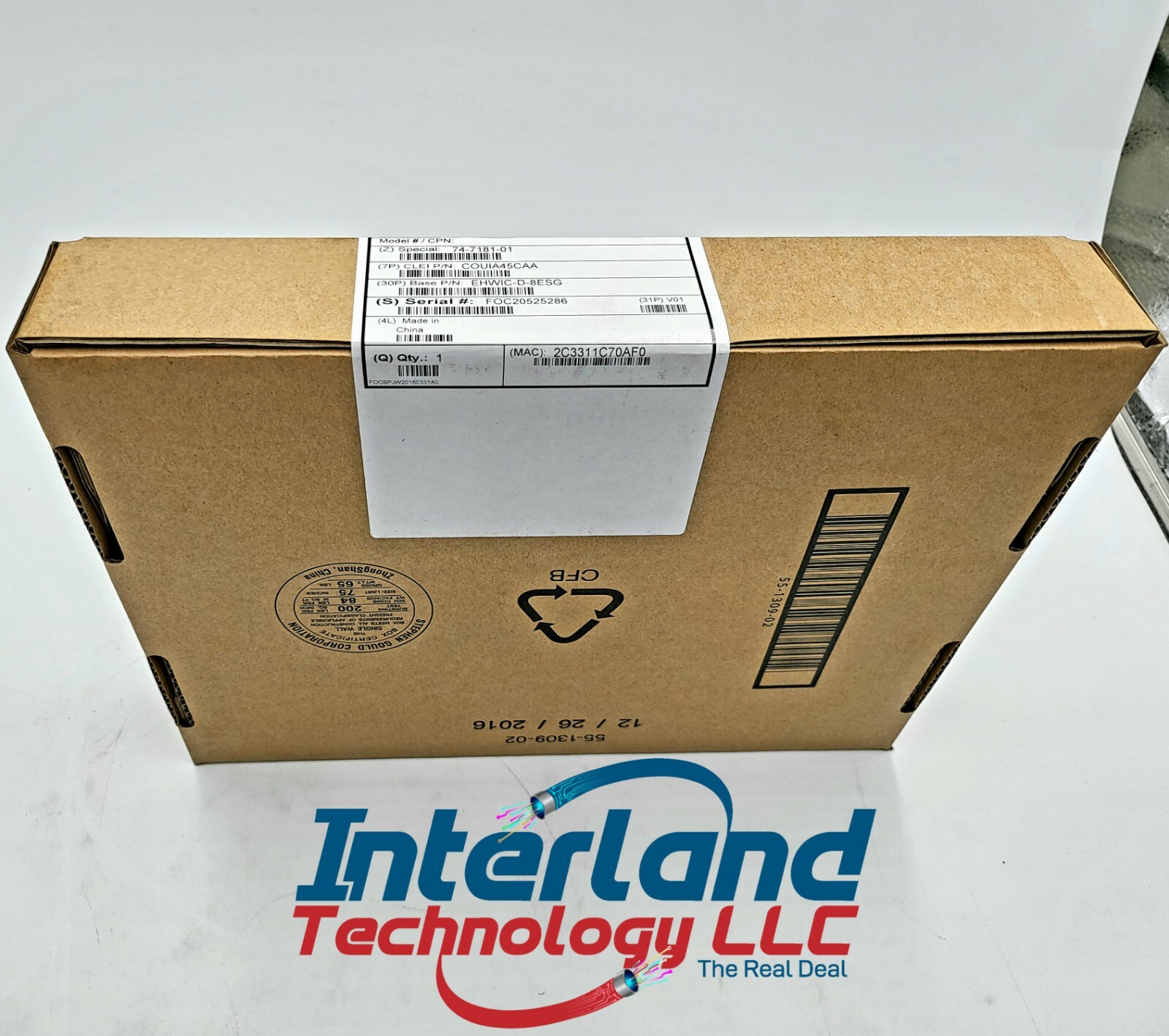 Cisco Gigabit Ether (EHWIC-D-8ESG) 8-Ports Plug-in module Switch ...