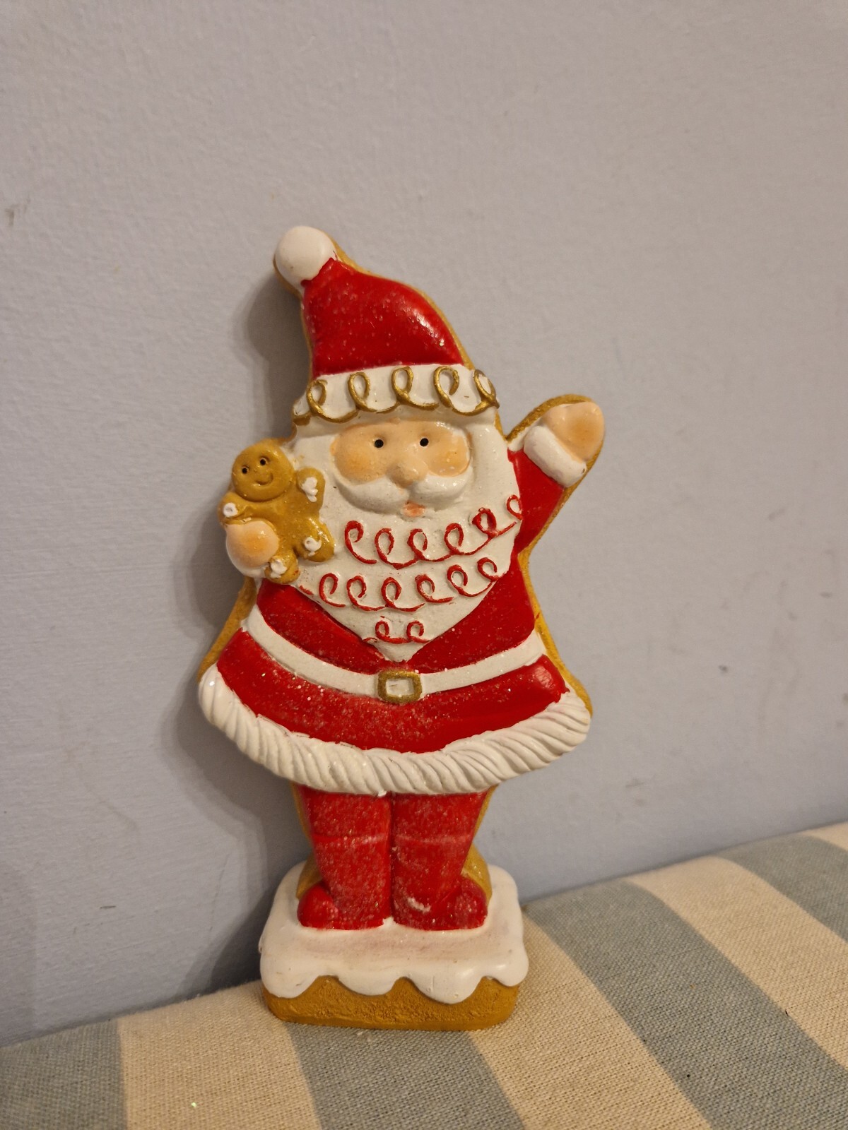 Tkmaxx Homesense Christmas Iced Gingerbread Santa Ornaments 7 Inch eBay