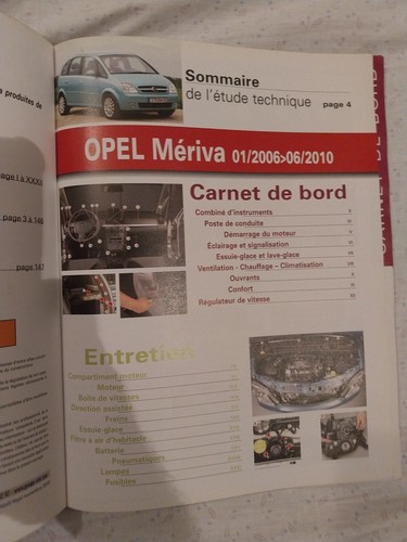 Revue technique OPEL MERIVA 1.3 Cdti Rta Opel Meriva 1 A 2006 2010 Diesel 1.3  - Picture 3 of 15